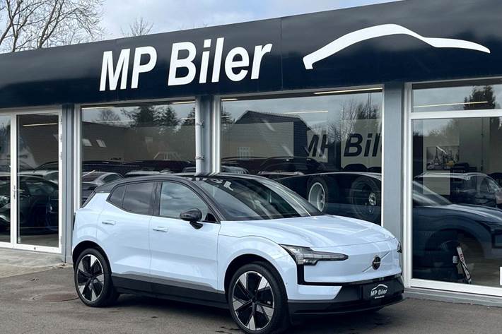 Blå Volvo EX30 fra 2025