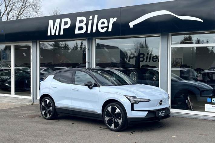 Blå Volvo EX30 fra 2025