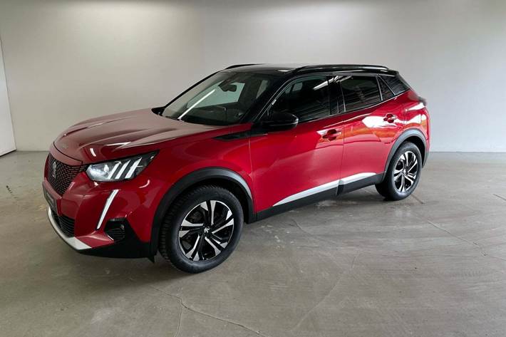 Rød Peugeot e-2008 fra 2020