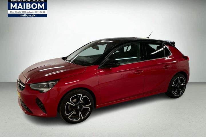 Rød Opel Corsa fra 2023