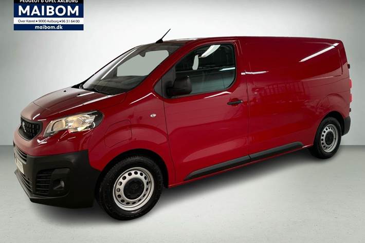 Rød Peugeot e-Expert fra 2024