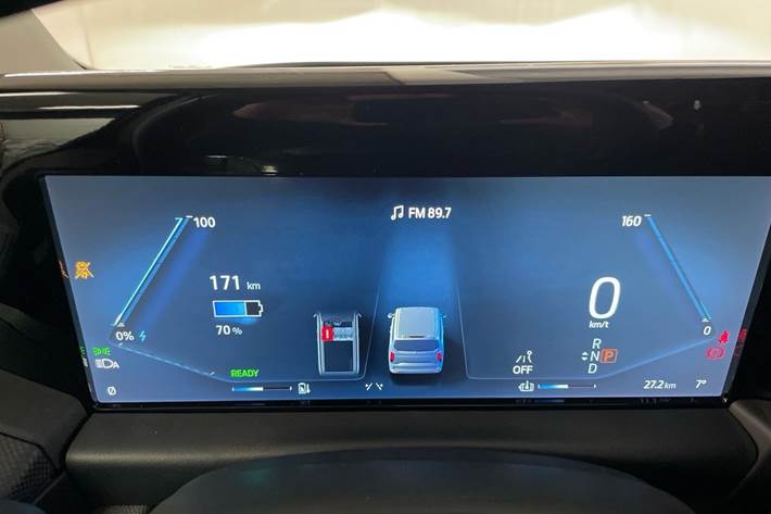 Hvid Ford E-Transit Custom 320 L1 fra 2025