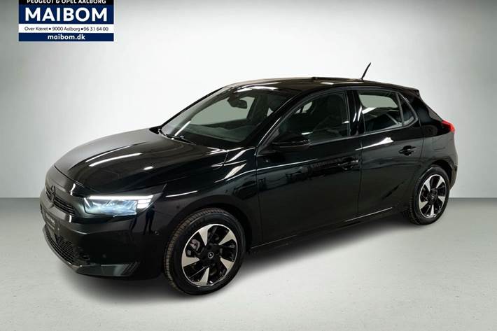 Sort Opel Corsa-e fra 2024