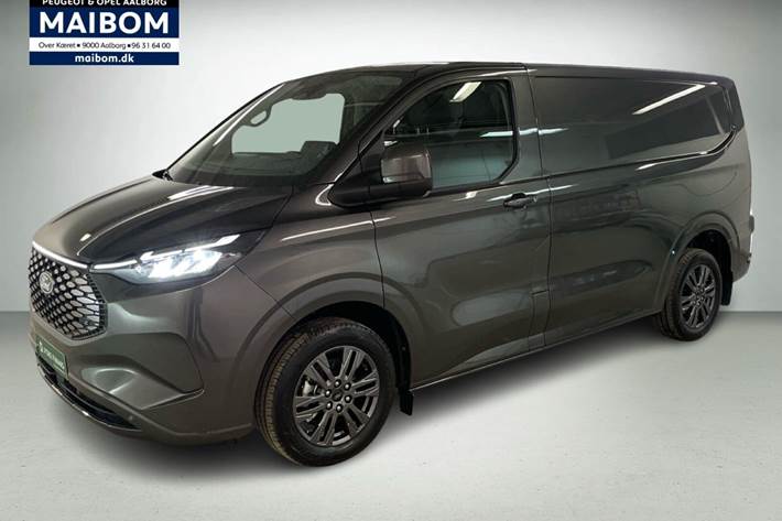 Grå Ford E-Transit Custom 320 L1 fra 2025