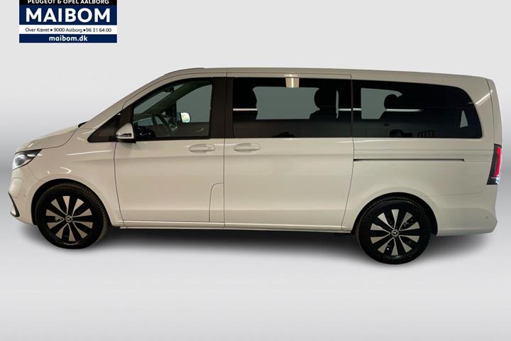 Hvid Mercedes EQV300 fra 2024
