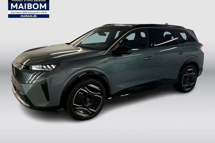 Grøn Peugeot e-5008 fra 2024