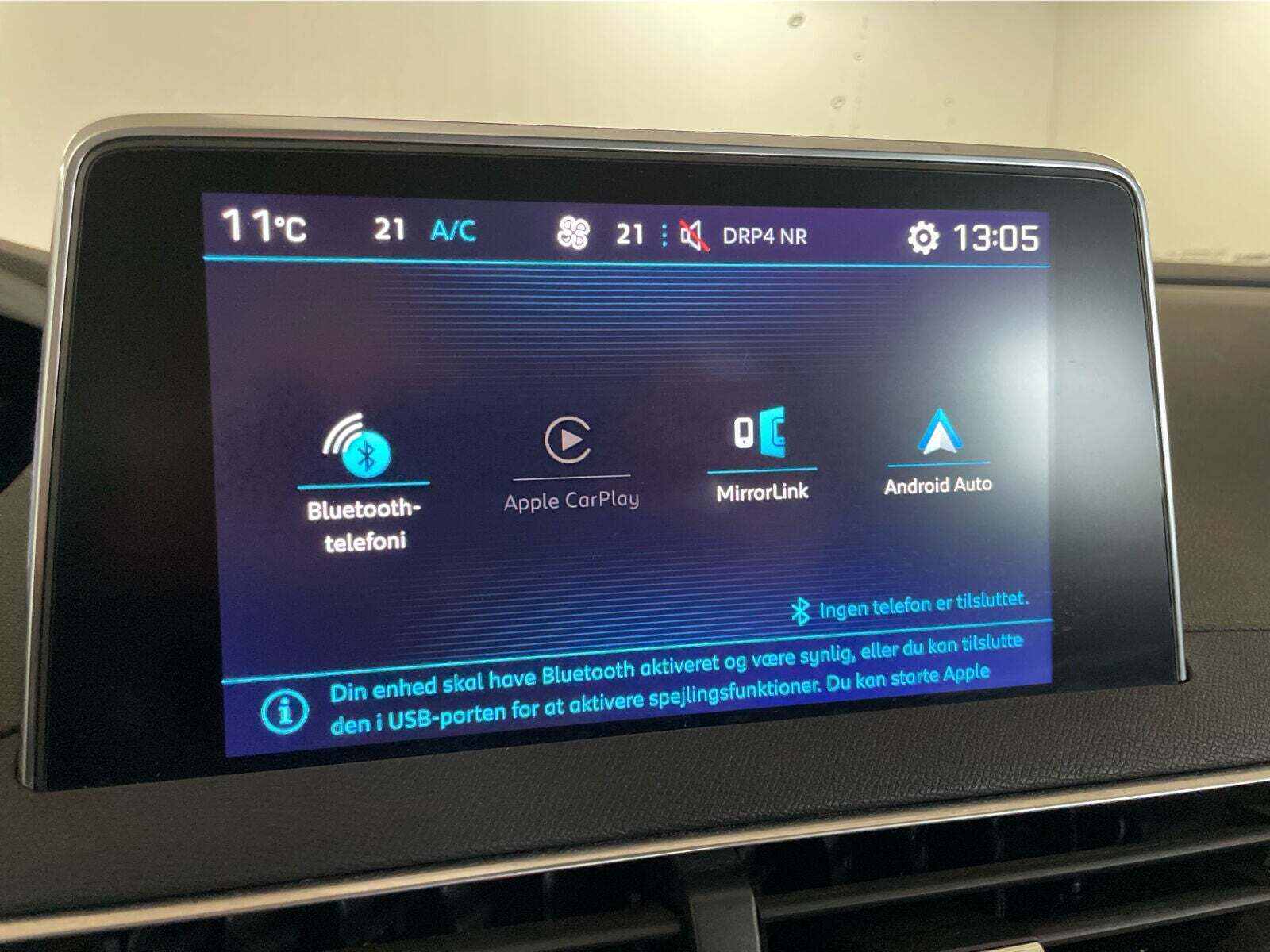 Hvid Peugeot 3008 fra 2017