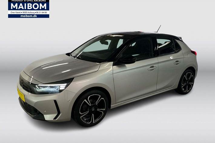 Sølv Opel Corsa fra 2024