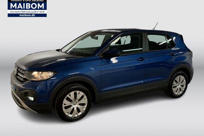 Blå VW T-Cross fra 2019