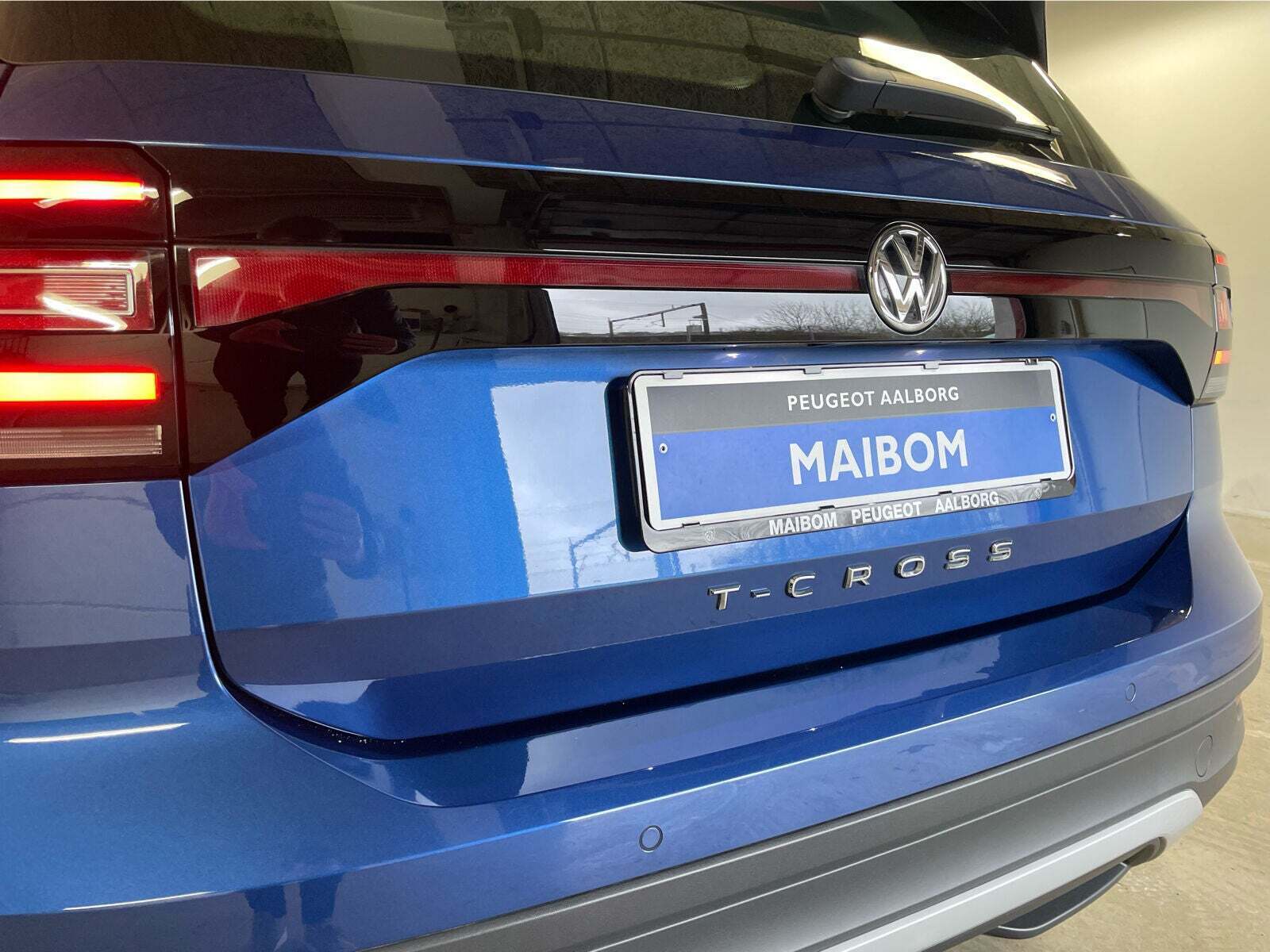 Blå VW T-Cross fra 2019