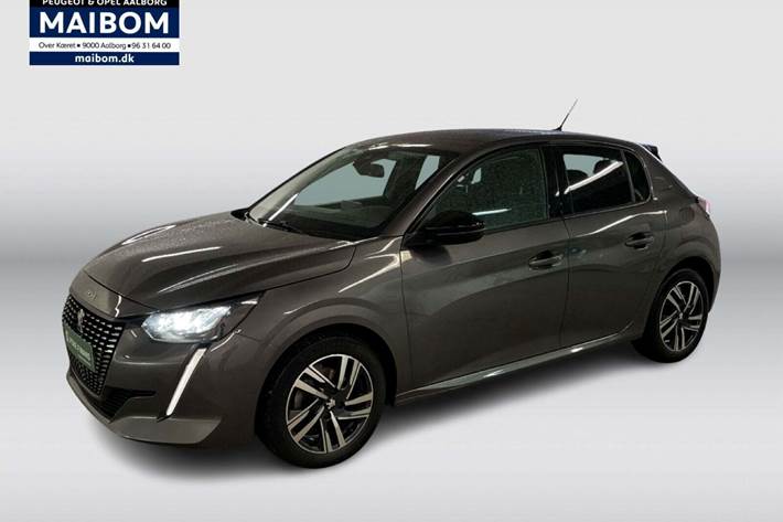 Grå Peugeot 208 fra 2023