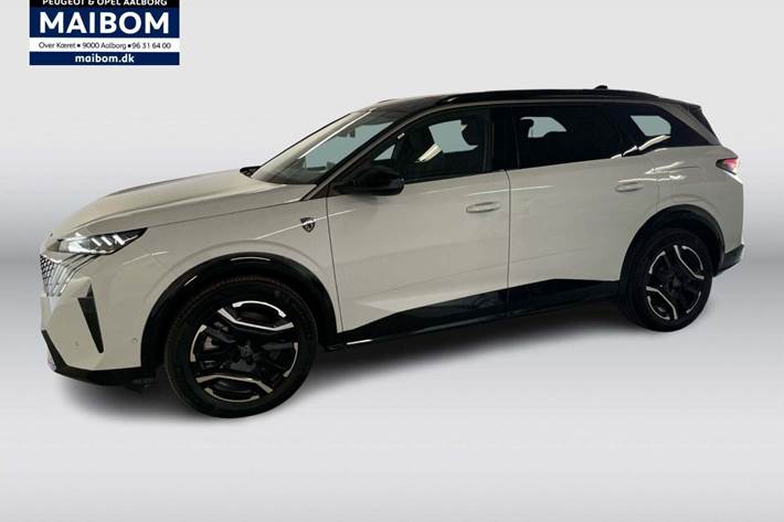 Hvid Peugeot e-5008 fra 2025