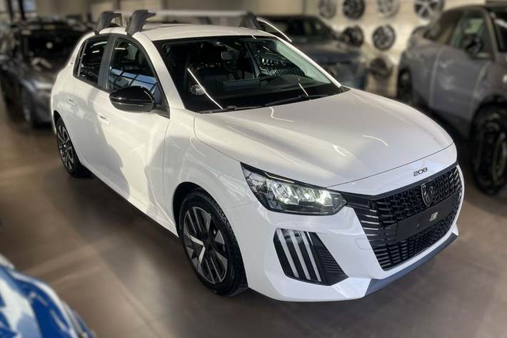 Gul Peugeot 208 fra 2026