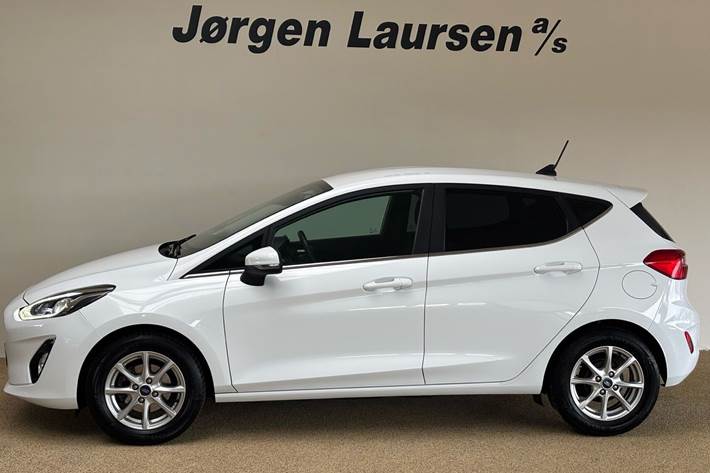 Hvid Ford Fiesta fra 2020