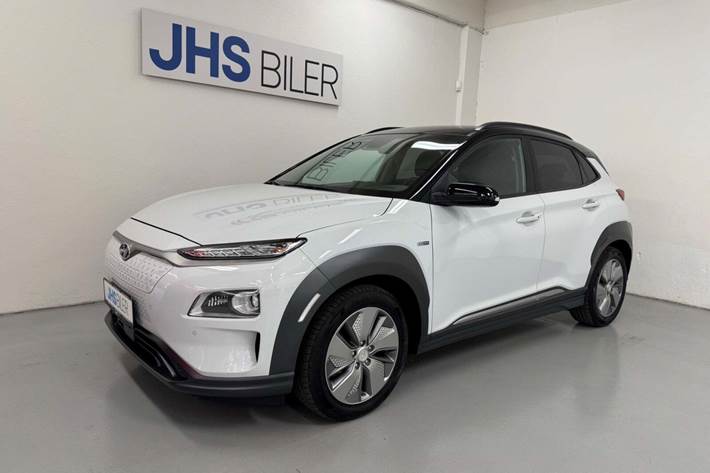 Hvid Hyundai Kona fra 2020