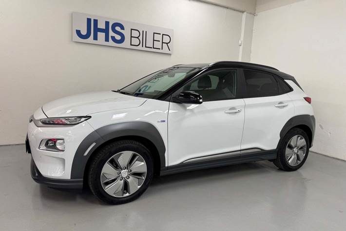 Hvid Hyundai Kona fra 2020