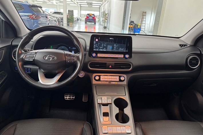 Hvid Hyundai Kona fra 2020