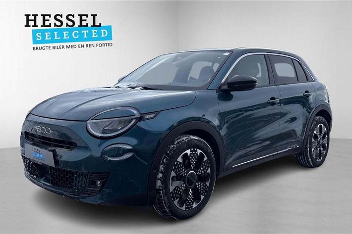 Grøn Fiat 600e fra 2024