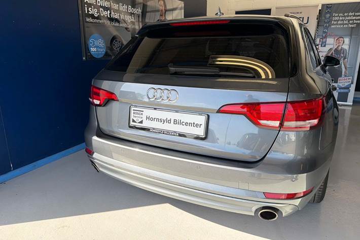 Grå Audi A4 fra 2018