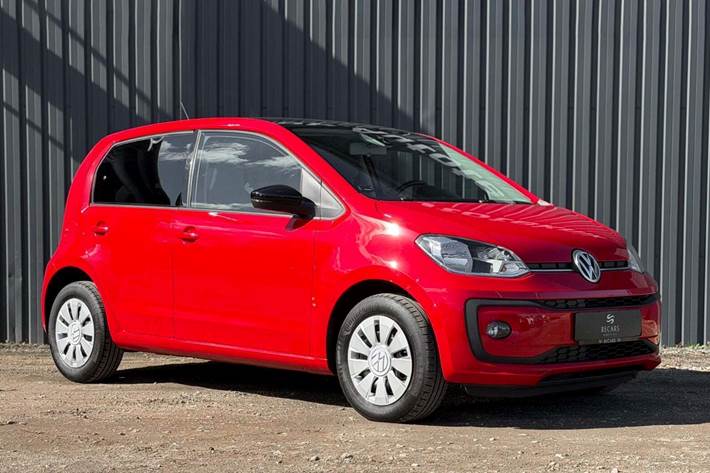 Rød VW UP! fra 2019