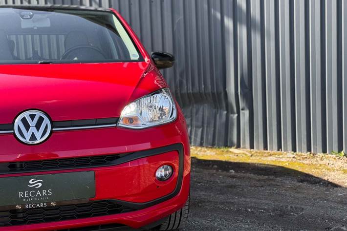 Rød VW UP! fra 2019