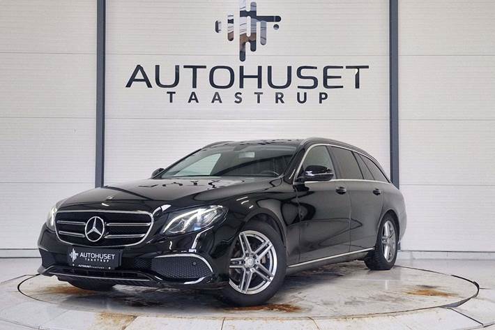 Sort Mercedes E220 d fra 2018