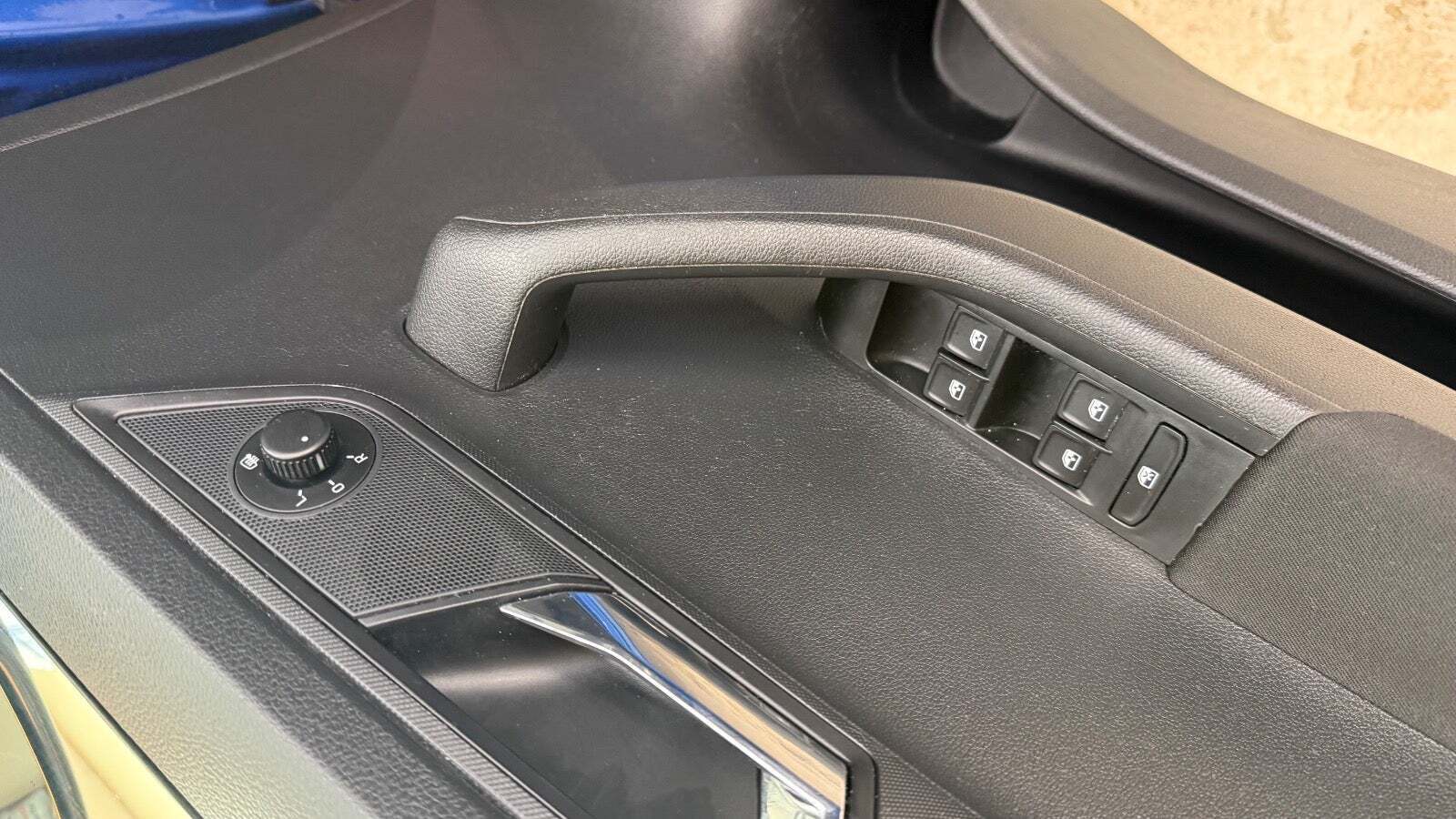 Blå Skoda Fabia fra 2018