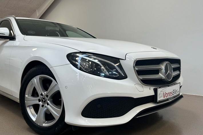 Hvid Mercedes E220 d fra 2017