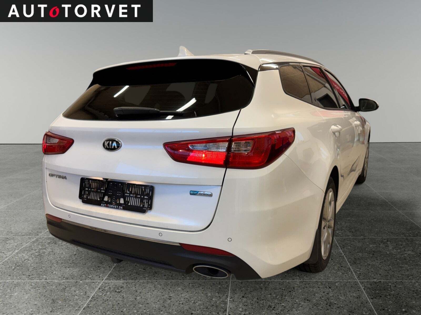 Hvid Kia Optima fra 2017