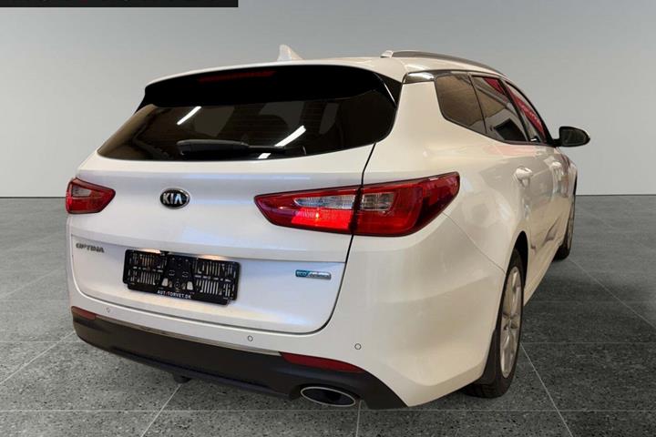 Hvid Kia Optima fra 2017