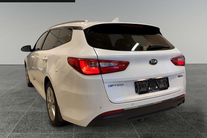 Hvid Kia Optima fra 2017