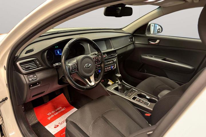 Hvid Kia Optima fra 2017