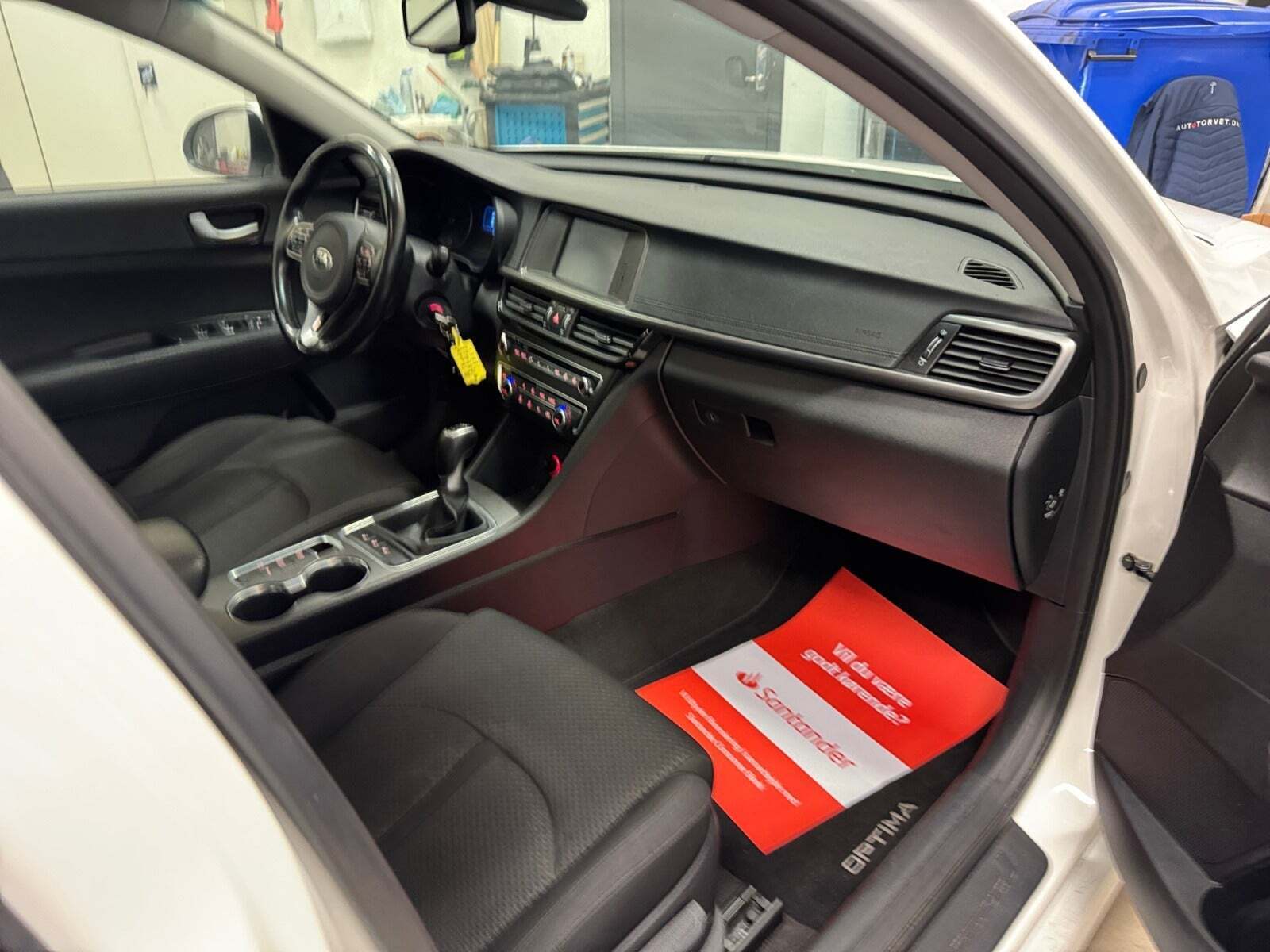 Hvid Kia Optima fra 2017