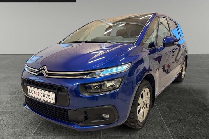 Blå Citroën Grand C4 Picasso fra 2018 set udefra