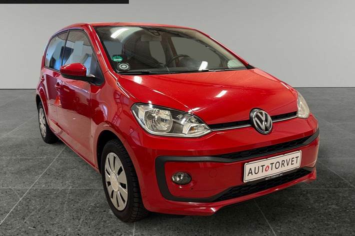 Rød VW UP! fra 2018
