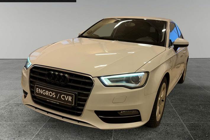 Hvid Audi A3 fra 2013
