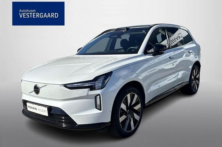 Hvid Volvo EX90 fra 2025