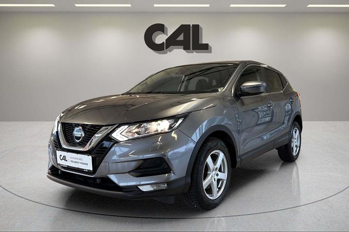 Grå Nissan Qashqai fra 2021 set udefra