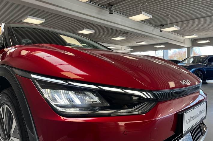 Rød Kia EV6 fra 2021