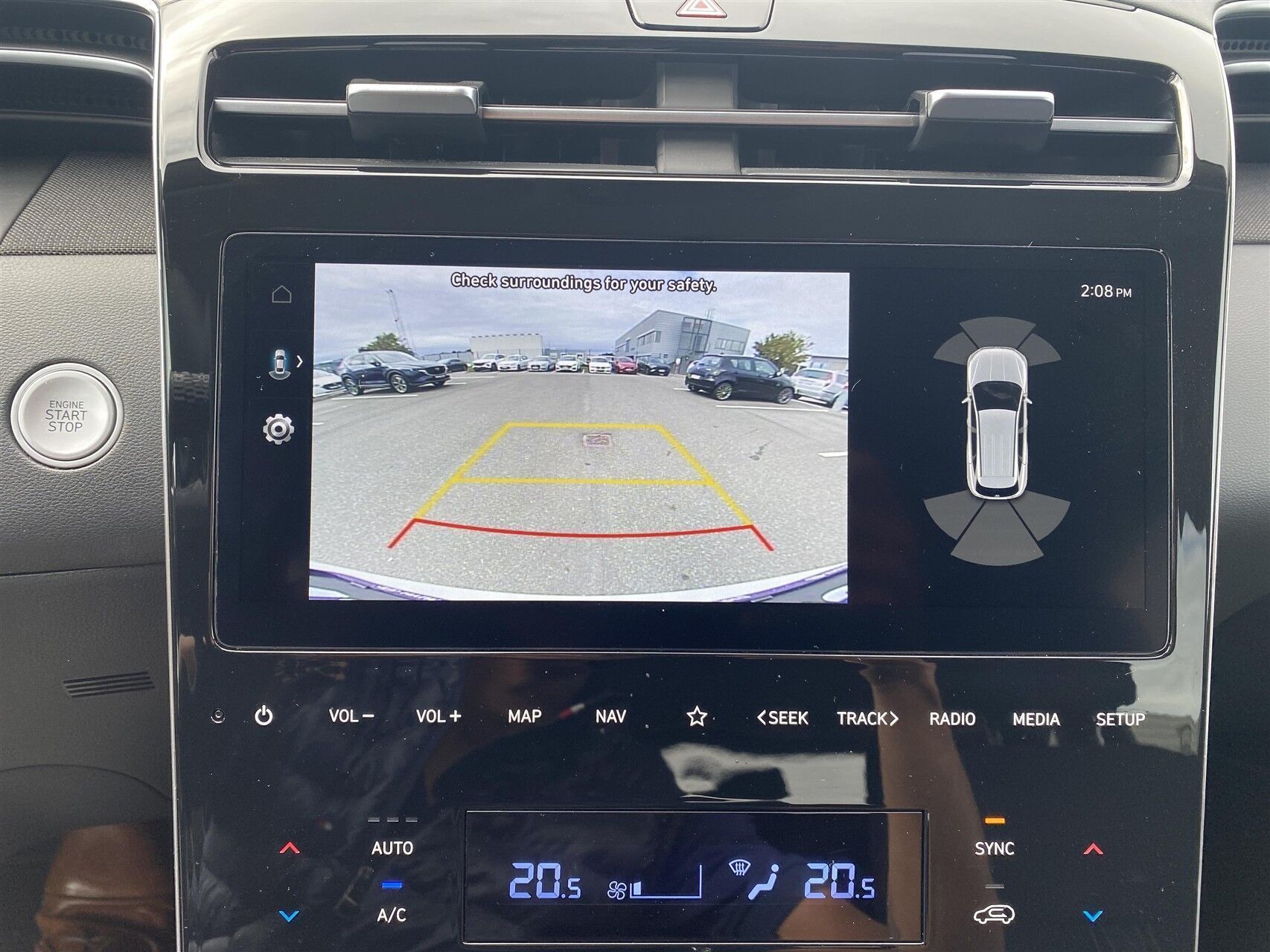 Hvid Hyundai Tucson fra 2023