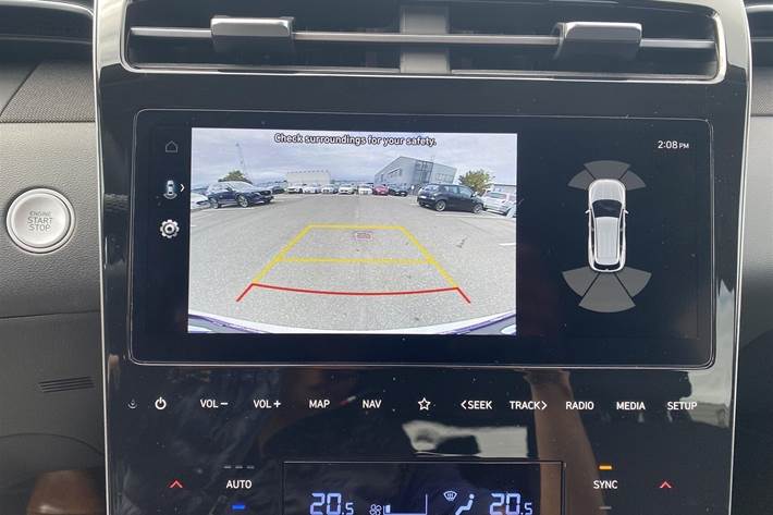 Hvid Hyundai Tucson fra 2023