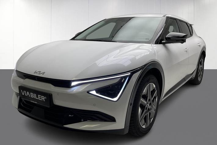 Hvid Kia EV6 fra 2025