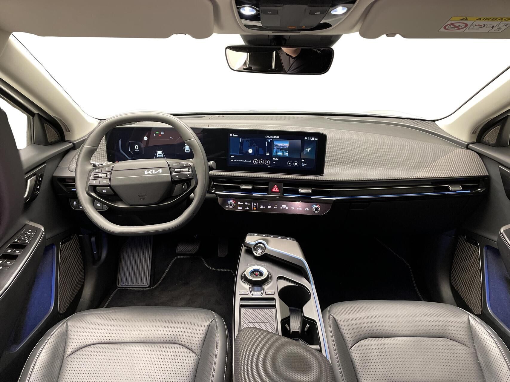 Hvid Kia EV6 fra 2025