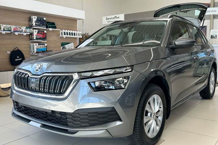 Grå Skoda Kamiq fra 2022