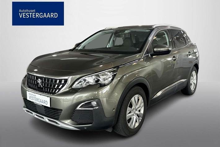 Grå Peugeot 3008 fra 2020
