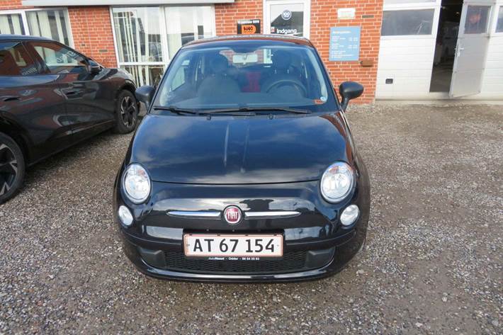 Sort Fiat 500 fra 2008
