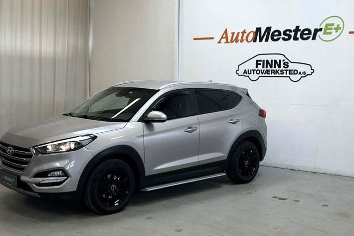 Grøn Hyundai Tucson fra 2017