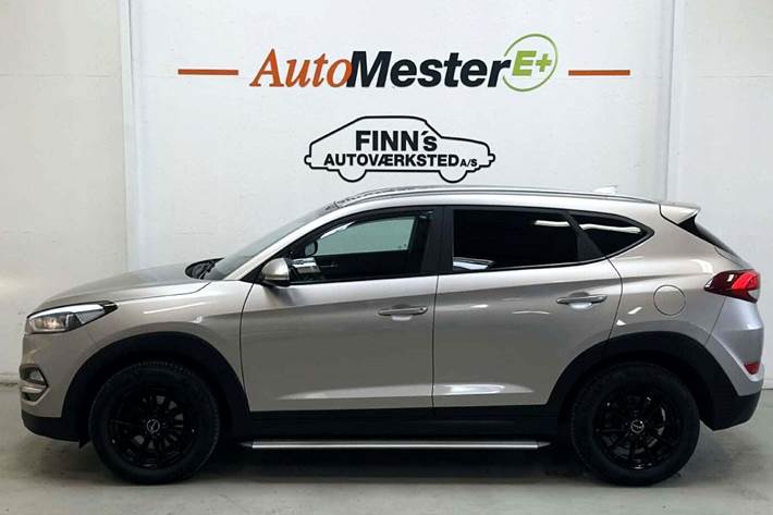 Grøn Hyundai Tucson fra 2017