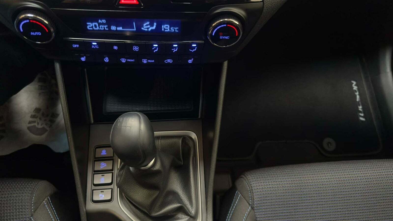 Grøn Hyundai Tucson fra 2017