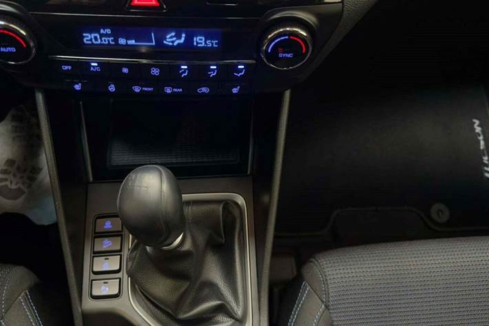 Grøn Hyundai Tucson fra 2017